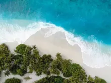 Fuvahmulah seen from above.